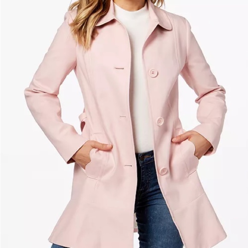 George Women's Light Pink Trench Coat